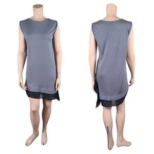 All Saints Asymmetrical “Moir” Dress